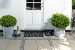 Lines Dörrmatta 60x90 cm, Svart