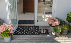 Lines Dörrmatta 60x90 cm, Svart