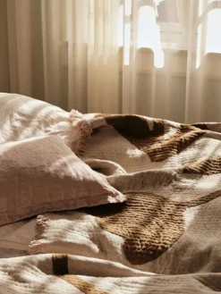 Linn Kuddfodral Rosa, 50x50 cm