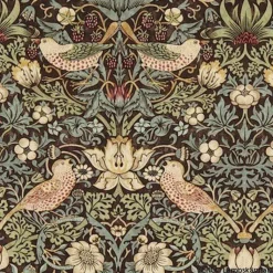 BERGO Lampskärmar Lampskärmar-Linus 23 Strawberry Thief, Röd