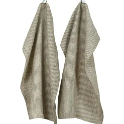 Himla Kökshanddukar-Linus Kökshandduk 2-pack 50x70 cm, Kohl/Natural