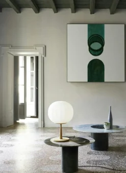 Lita Bordslampa 18 cm, Ask / Opalglas