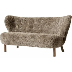 Little Petra Soffa Vb2, Oljad Valnöt / Fårskinn Sahara