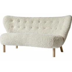 Little Petra Soffa Vb2, Vitoljad Ek / Fårskinn Sahara