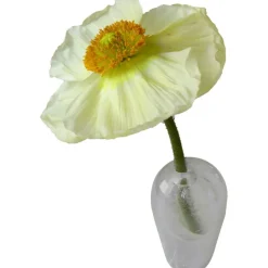 Liv Vase Mouth-blown Glass Vas Munblåst Glas, Aqua