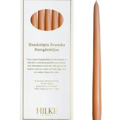 Ljus 30 cm 6-pack, Rosa Metallic