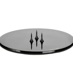 Ljusbricka Ø9 cm Silver, Shiny