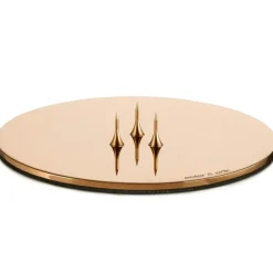 Ljusbricka Ø9 cm Silver, Shiny