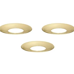 Ljusmanschett 3-pack, Solid Brass