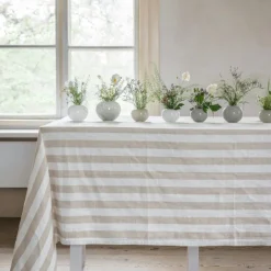 Ljusstake Glas Ø11 cm, Vit