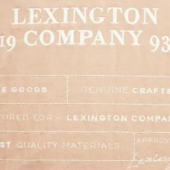 Logo Organic Cotton Canvas Kuddfodral 50x50 cm, Vit/Rosa