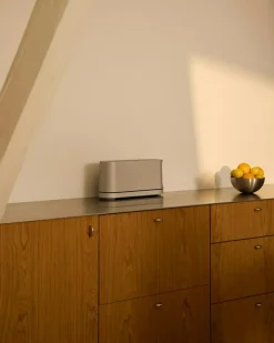 Jacob Jensen Brödrostar-Long Slot Brödrost, Silver