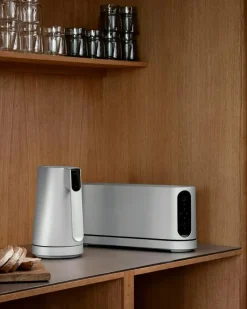 Jacob Jensen Brödrostar-Long Slot Brödrost, Silver