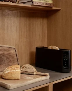 Jacob Jensen Brödrostar-Long Slot Brödrost, Silver