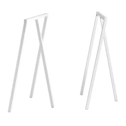 Loop Stand High Bordsben 2-Pack, Vit