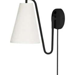 Globen Lighting Vägglampor-Lou Vägglampa, Vit / Beige