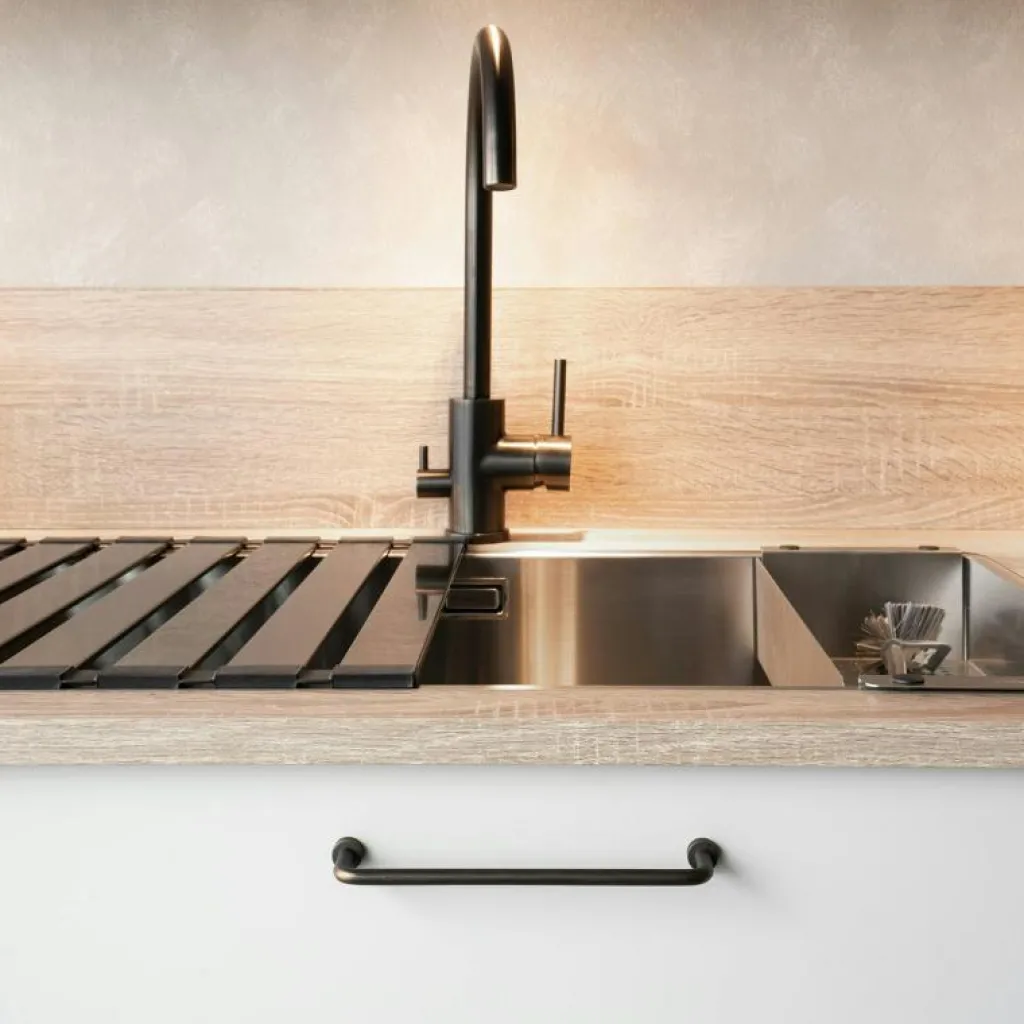 Beslag Design Knoppar & Dörrhandtag-Lounge Handtag, Borstad Mässing