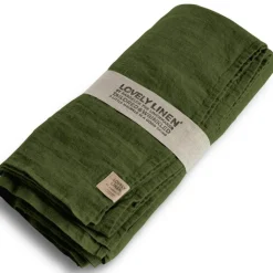 Lovely Linen Dukar & Löpare-Lovely Bordsduk 145x300 cm, Jeep Green