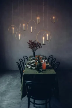 Lovely Linen Dukar & Löpare-Lovely Bordsduk 145x300 cm, Jeep Green