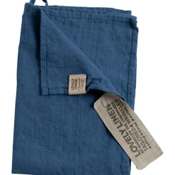 Lovely Linen Handdukar & Badlakan|Kökshanddukar-Lovely Gästhandduk Linne 35x50 cm, Dusty Blue