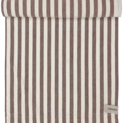 Löpare Breda Ränder 45x150 cm, Röd / Vit