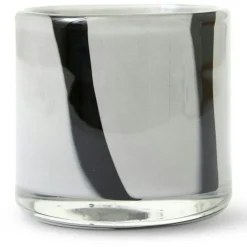 Luci Ljuslykta 10 cm, Vit / Orange