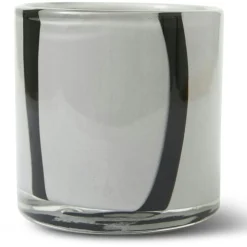 Luci Ljuslykta 10 cm, Vit / Orange