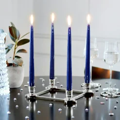 Hilke Collection Kandelabrar|Ljusstakar-Lucia Adventsljusstake, Förnicklad mässing