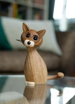 Spring Copenhagen Träfigurer-Lucky Cat Träfigur 42 cm