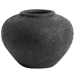 Luna Dekorativ Kruka H18 cm, Svart