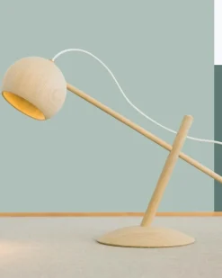 Brdr. Krüger Bordslampor-Lune Bordslampa, Oljad Ek