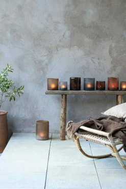 Lyric Ljuslykta S, Varmgrå