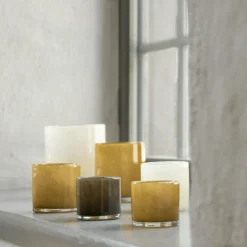 Lyric Ljuslykta S, Varmgrå