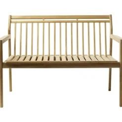 FDB Møbler Bänkar & Trädgårdsbänkar-M12 Bänk Med Ryggstöd Utomhus 2-Sits,