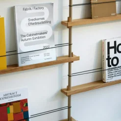 Magazine Hylla 162x188 cm, Ek/Vit