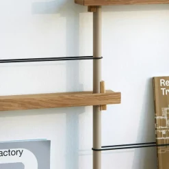 Magazine Hylla 162x188 cm, Ek/Vit