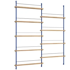 Magazine Hylla 162x188 cm, Ek/Vit