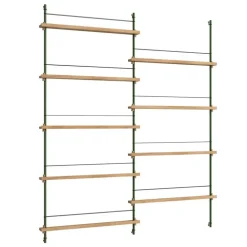 Magazine Hylla 162x188 cm, Ek/Vit