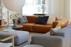 Mags Soft Low 3-sitssoffa Comb. 4 Höger Divan, Hallingdal 220 / Beige Söm