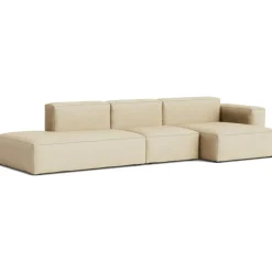 Mags Soft Low 3-sitssoffa Comb. 4 Höger Divan, Hallingdal 220 / Beige Söm
