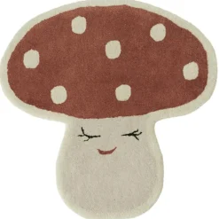 Malle Mushroom Matta 75x77 cm, Röd