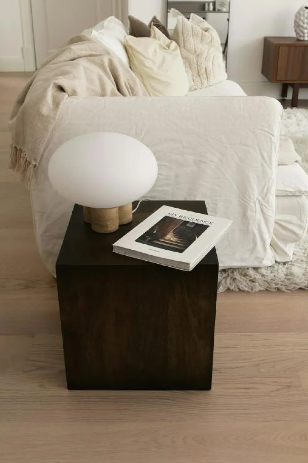 Mammut Bordslampa, Travertin