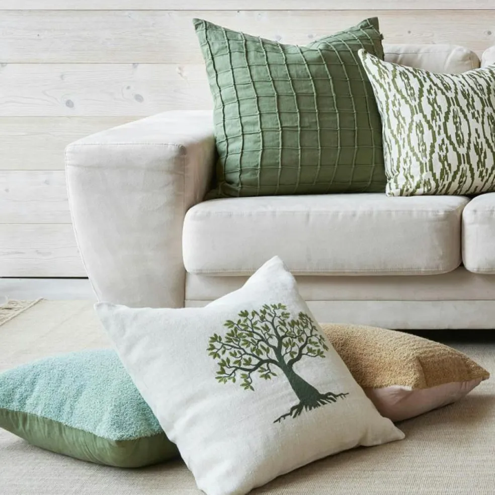 Mani Kuddfodral Bouclé 50x50 cm, Aqua