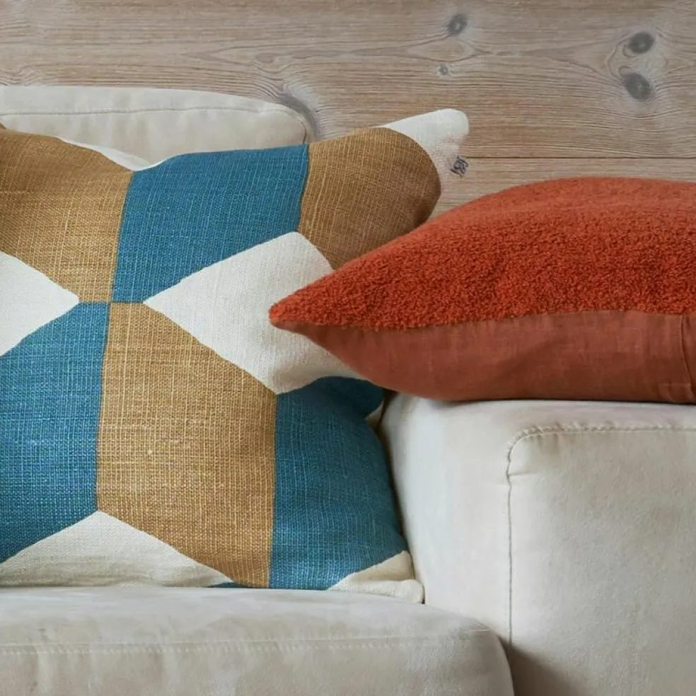 Mani Kuddfodral Bouclé 50x50 cm, Aqua