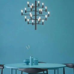 Herstal Ljuskronor & Takkronor-Manola 20 Ljuskrona Dimbar LED, Krom