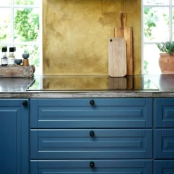 Manor Round Knopp, Matt svart