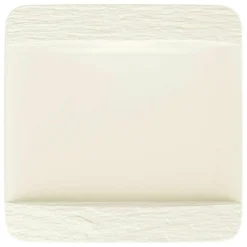 Manufacture Rock Fyrkantig Tallrik, Vit 28 cm
