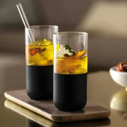 Manufacture Rock Longdrinkglas 30 cl 4-pack, Svart