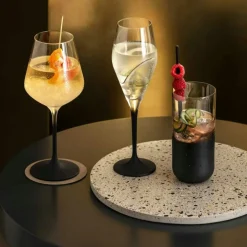 Manufacture Rock Longdrinkglas 30 cl 4-pack, Svart