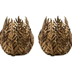 House Doctor Ljusstakar-Mara Ljuslykta 2-pack, Antique Gold